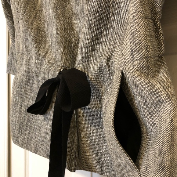 Talbots Sorbonne Tweed Ribbon Belted Jacket - Picture 4 of 7